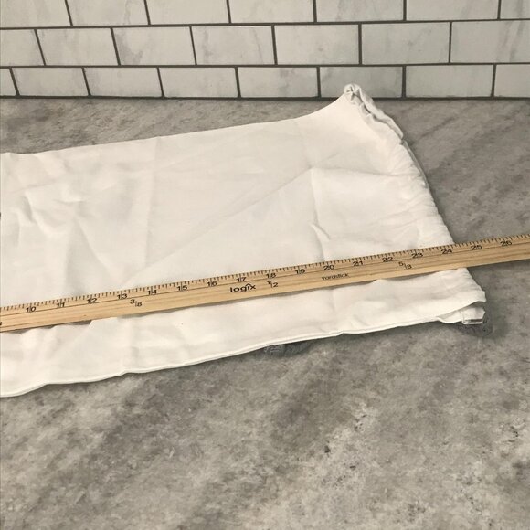 Restoration Hardware Teen Drawstring Dust Bags Lot 5 White Cotton Canvas Storage - Picture 8 of 9